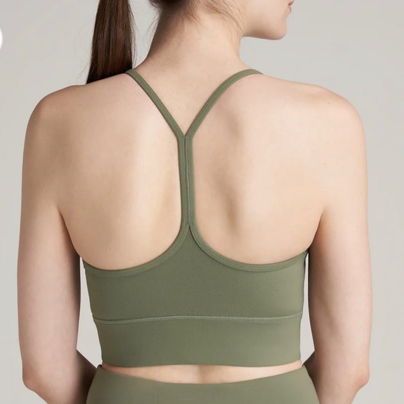 AMERICAN TALL, SPORTS BRA, OLIVE, 2XLT - Picture 4 of 9